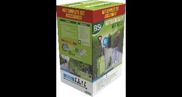 BSI - Batterijdrukspuit met Trolley met actiepakket - Extra spuitleiding van 6 m + spuitkap voor een nog betere toepassing - Hoogwaardige en gebruiksvriendelijke rugsproeier - 16 l inhoud