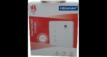 Megaman Smart ZIGBEE Wandschakelaar / Controller is een vervanging voor de conventionele aan/uit en dimmer schakelaars voor slimme besturingssystemen van diverse merken met ZIGBEE protocol .