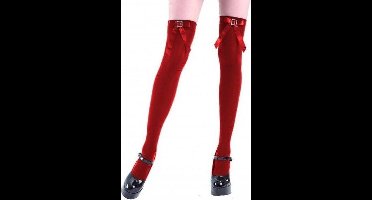 Kousen - Stay-up - Rood