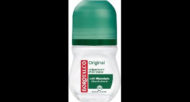 Borotalco - Deodorant Roller - Original - Active Crystal Talc - 0% Alcohol - 50 ml