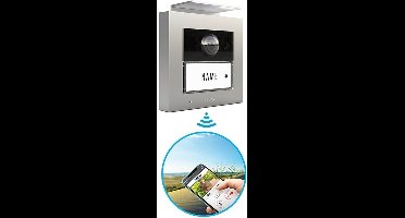 M-E VS-21S WiFi VIDEO DEURINTERCOM - voor gebruik met smartphone - zilver