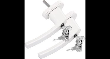 Raamkruk met Slot - Set van 2 Afsluitbare Handgrepen - Kiep Functie