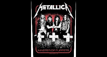 Metallica - Master Of Puppets Band Rugpatch - Zwart