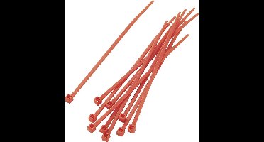 TRU COMPONENTS 1592780 TC-PBR-100-4RD203 Assortiment kabelbinders 100 mm 2.20 mm Rood 100 stuk(s)