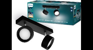 Philips Bracia bar Zwart 27K 2x5.5W 27K