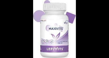 MaxiVits | 30 plantaardige capsules | Vitaminen en mineralen die essentieel zijn voor het behoud van een goede gezondheid bij mannen en vrouwen | Made in Belgium | LEPIVITS