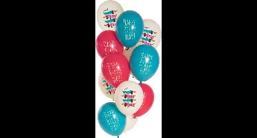 Folat - Ballonnen birthday doggy (12 stuks - 33 cm)