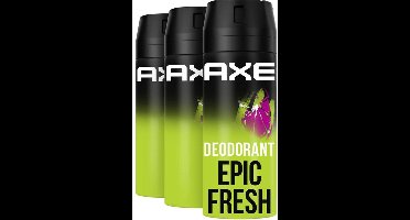 AXE Deo Spray Epic Fresh - Voordeelverpakking 3 x 150 ml