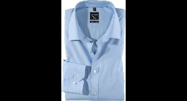 OLYMP No. Six super slim fit overhemd - lichtblauw - Strijkvriendelijk - Boordmaat: 44