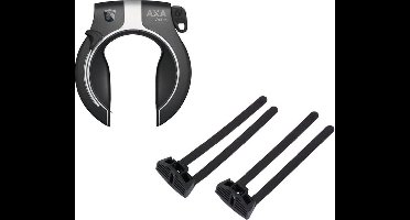 Axa Victory ART2 Ringslot Zwart + Flex Mount Bevestigingset