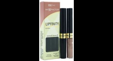 Max Factor Lipfinity - 056 Glazed een langdurige kleur voor je lippen, de hydraterende toplaag versterkt de glans