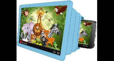 Celly KIDSMOVIE Vergrootglas - Kleur Blauw - Vergroot het kijkplezier van je kinderen!