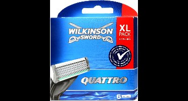 Wilkinson Quattro scheermesje, 6st