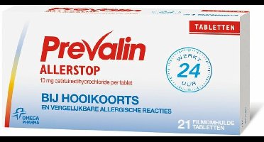 Prevalin Allerstop Cetirizine - 2 x 21 tabletten - Voordeelverpakking