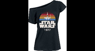 Star Wars X-Wing Dames T-shirt - zwart - L