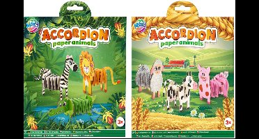 Creative Craft Group Vouw je Eigen Papieren Dieren, 3dlg.