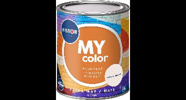 Histor MY Color Muurverf Extra Mat - Reinigbaar - Extra Dekkend - 2.5L - Fuzzy Unicorn - Beige