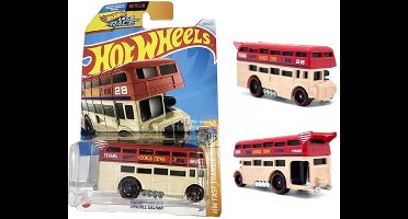 HOT WHEELS TROUBLE DECKER GEORGE TOWN 126/250 (1:64) HW FAST TRANSIT 5/5