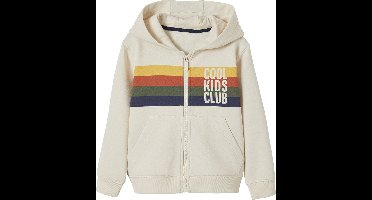Vertbaudet Sweater met rits, capuchon en strepen