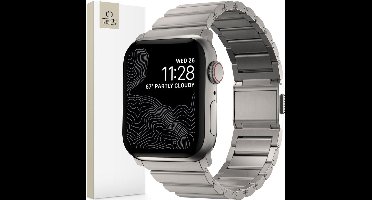 TECH-PROTECT - STALEN - BAND APPLE WATCH - 4 / 5 / 6 / 7 / 8 / 9 / SE / ULTRA - 1 / 2 - (42 / 44 / 45 / 49 - MM) - TITANIUM