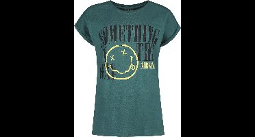 Nirvana Something In The Way Dames T-shirt - blauw - XL