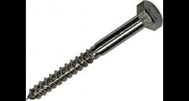 Mack houtboutdraadbout roestvrijstaal 1st 817392