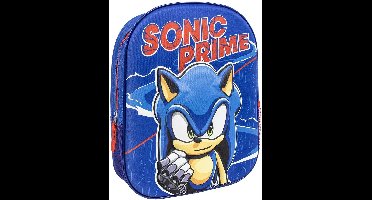 Sonic Prime Rugzak Jongens Meisjes - Hoogte 31cm
