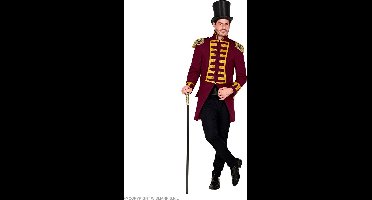 Parmantige Franse Parade Jas Bordeaux Rood