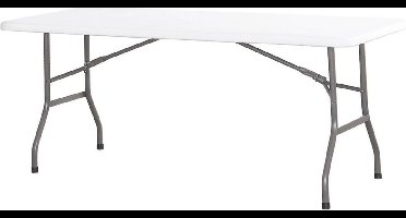 HENDI Inklapbare buffettafel – HDPE blad – 1800x740 mm – max. belasting 150 kg – eenvoudig te reinigen