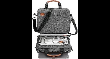 Tablet Sleeve Case Protective Handle Shoulder Bag - Fits 9-11 Inch Tablets - New 11-inch iPad Pro M4/iPad Air M2 - 2024 iPad Air 5/4th - 10.9 iPad 10th Gen. - 10.9 iPad 9/8/7th - 10.2 Tab S8/S9 - Gray