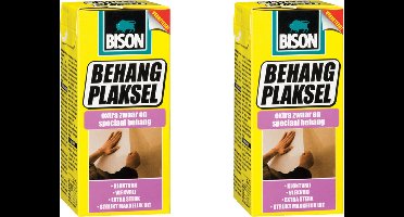 3 pakken Bison behanglijm voor zwaar en speciaal behang 200 gram - Behangen - Behangplaksel - Papier mache - Surprises knutselen