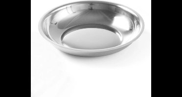 HENDI Suiker- en slagroomschaaltjes – roestvrij staal – vaatwasserbestendig – set van 4 – ⌀100x(H)20mm