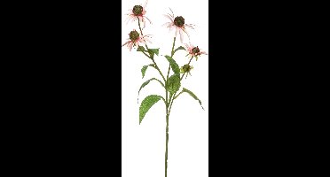 Emerald - Kunstbloem Rudbeckia 73cm lichtroze - Kunstplant voor binnen