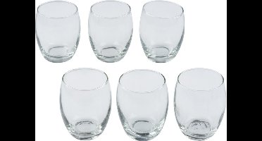 Drinkglazen transparant -n350 ml - 6 stuks