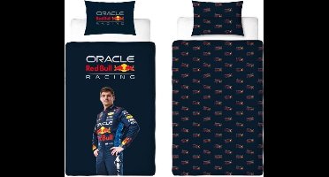 Oracle Red Bull Racing - Max Verstappen - Dekbedovertrek - 1 persoons - Dekbed
