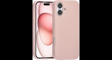 TUNIQ telefoonhoesje voor Apple iPhone 16 Plus - Siliconen backcover - Roze