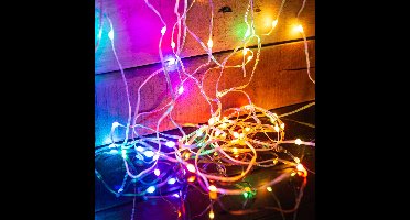 Slimme verlichting - Gekleurd Lichtsnoer Kerstverlichting voor binnen of buiten - Smart met APP en Bluetooth - op Netstroom - 10 meter - RGB LED strip
