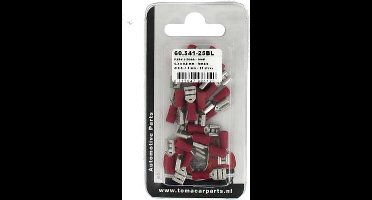 Kabelschoen 6.3x0.8 mm 25 stuks blister