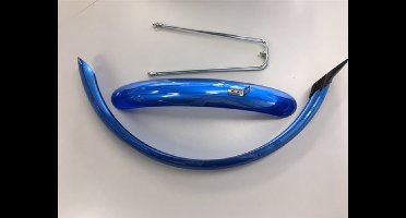 Euro Spatborden 20 inch - 58mm pvc - blauw