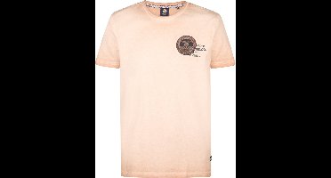 Petrol Industries - Heren Logo T-shirt Ponce - Bruin - Maat M