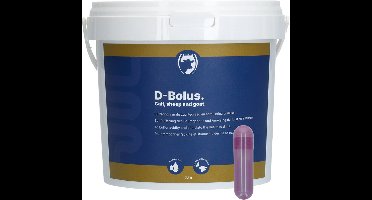 Excellent D-Bolus - Bicarbonaat pil - Buffering zuurtegraad - 72 stuks - Stimulering drinklust - Kalveren - Geiten - Schapen