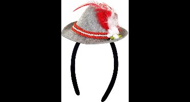 diadeem met mini tiroler hoedje