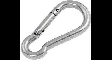 Karabijnhaak / carabiner 9x90mm - gegalvaniseerd