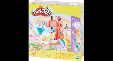 Play-Doh Magical Frozen Treats Playset - 4 potten met dubbele kleuren + Speelset