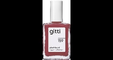 Gitti No. 159 - Rust Sienna Red - nagellak - minimaal 82% natuurlijk - 23 vrij - manicure - blijft 7 dagen zitten