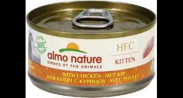 Almo nature cat kitten kip kattenvoer - 24x 70g