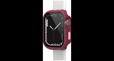 Eclipse Series voor Apple Watch Series 9/8/7 Case 45mm, Wild Strawberry