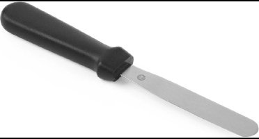 HENDI Paletmes – Flexibel RVS Lemmet – Zwart – 22 cm