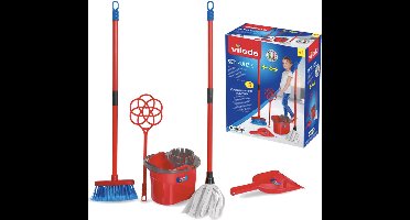 Vileda - Kinder Schoonmaakset - Rood