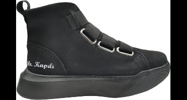 MadamPaola-Heren Sneakers-Hoge zool-schoen met ronde zool-winterschoenen heren-winterschoenen heren-winter schoenen dames-winter schoenen heren-winter schoenen-heren winter schoenen-warm schoenen-schoenen boots-schoen-schoenen-Kleur zwart-Maat 41